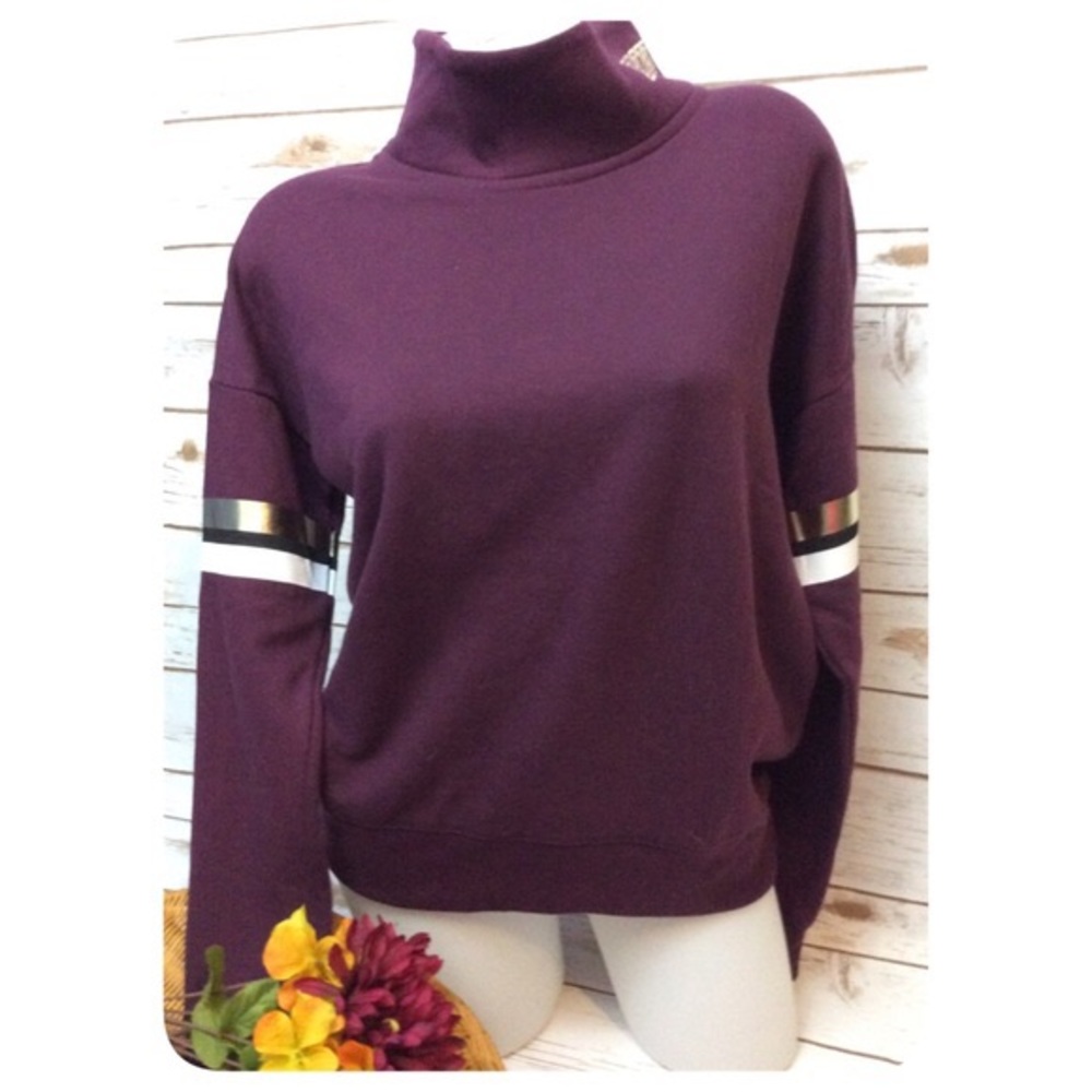 Mock neck sweatshirt